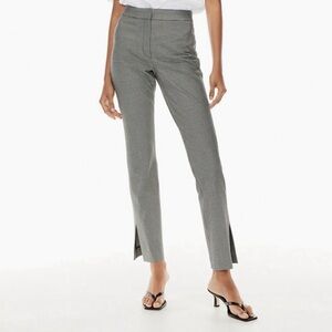 Babaton Numero Pant Black Houndstooth Size 6 Aritzia